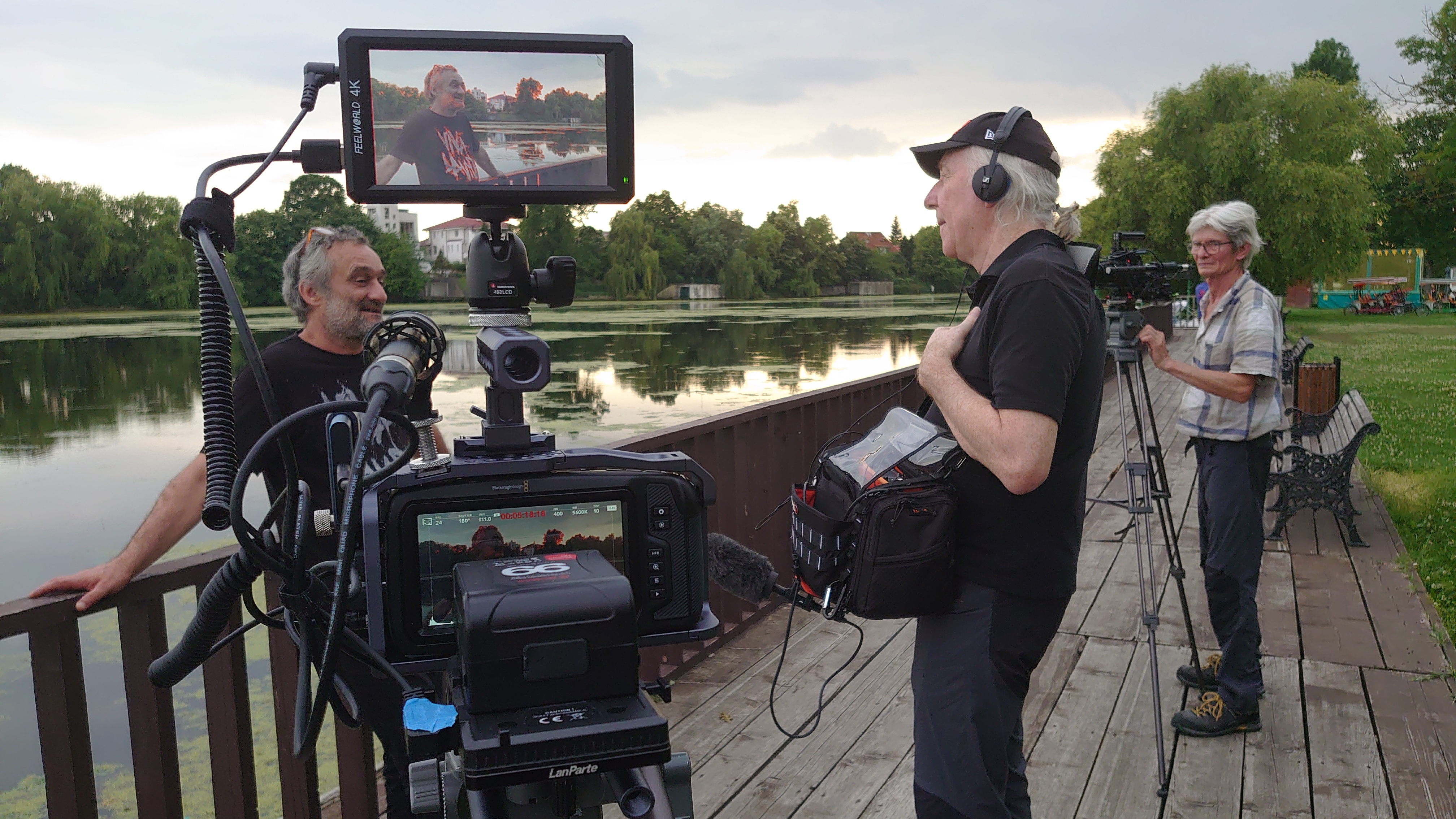 Filming a documentary in Romania